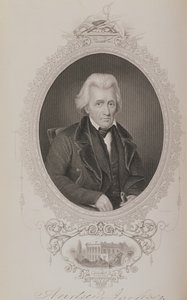 Andrew Jackson, aus Die Geschichte der Vereinigten Staaten, Band II, von Charles Mackay, graviert von W.J. Edwards