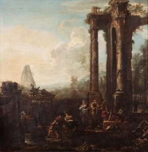 Ein Capriccio von klassischen Ruinen