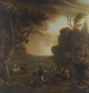 Macbeth und Banquo treffen die drei Hexen, 1759
