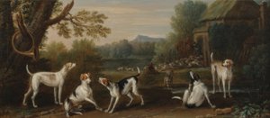 Die Hunde loslassen, ca. 1765 von John Wootton