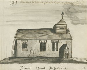 Farewell Kirche: Sepiazeichnung, undatiert [ca. 1780]