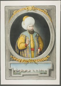 Amurat Kahn II, aus Porträts der Kaiser der Türkei von John Young