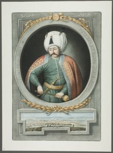 Selim Kahn I, aus Porträts der Kaiser der Türkei von John Young