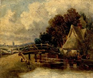 An der Stour nahe East Bergholt, Suffolk von John Constable