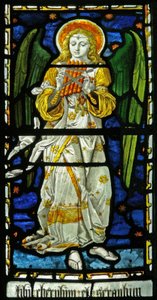 Musikalischer Engel, 1870 (Buntglas)