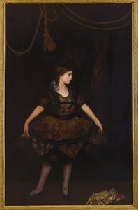 Die Tänzerin in Schwarz