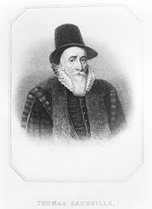 Porträt von Thomas Sackville, 1. Earl of Dorset