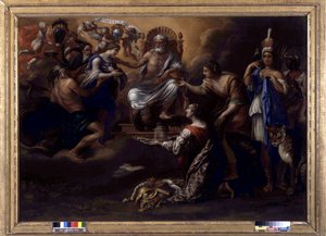 Marseille geschützt von den Göttern oder die Apotheose von Marseille von John the Baptist of Beadan