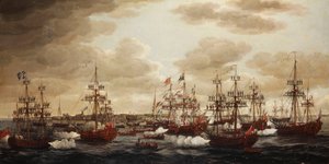 Die Landung von Prinzessin Charlotte in Harwich im Jahr 1761