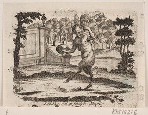 Vignette mit Satyr von Jonas Haas