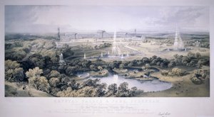 Crystal Palace, Sydenham, London, 1854 von Jonathan Needham