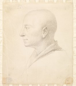 Selbstporträt im Profil, 7. Oktober 1732