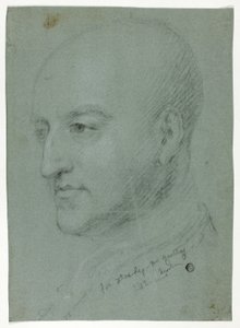 Kopf eines Mannes (recto); Kopf einer Frau (verso)