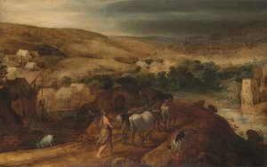 Herkules stiehlt die Rinder des Geryon von Joos de Momper (II)