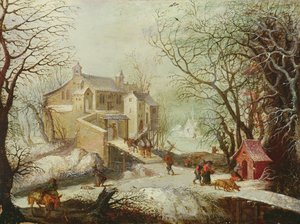Winterlandschaft von Joos or Josse de Momper