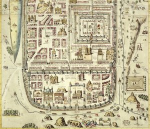Karte von Jerusalem und der Umgebung, aus 