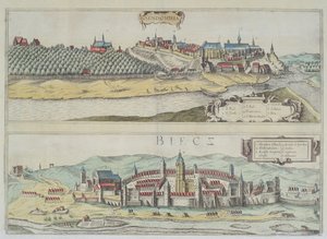 Ansichten von Sendomiria und Biecz, aus 