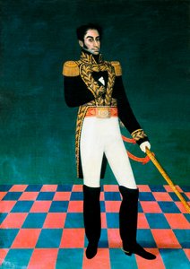 Porträt des venezolanischen Politikers und Militärs Simon Bolivar