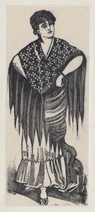 Ein Zigeuner, ca. 1880-1910 von José Guadalupe Posada