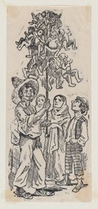 Ein Verkäufer, der Spielzeug verkauft, ca. 1880-1910