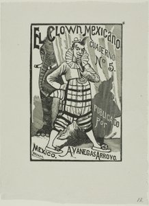 Mexikanischer Clown, Nr. 5 von José Guadalupe Posada