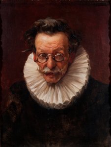 Porträt eines älteren Mannes im Stil der Regierungszeit von Philipp IV. von José Llaneces