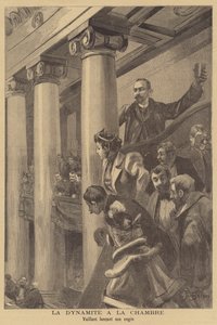 Anarchistischer Bombenanschlag auf die französische Abgeordnetenkammer