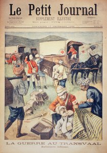 Der Krieg im Transvaal: Indische Ambulanzen, Titelseite von Le Petit Journal, 17. Dezember 1899