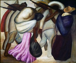 Las soldaderas Die Soldatinnen, Gemälde von Jose Clemente Orozco (1883-1949)