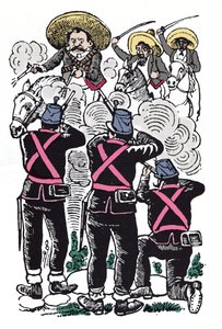 Die mexikanische Revolution (1910-1920): der Kampf der Föderalen gegen die revolutionären Truppen von Emiliano Zapata