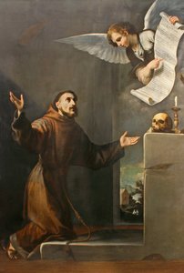 Der heilige Franziskus empfängt die Stigmata, erstes Drittel des 17. Jahrhunderts