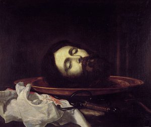 Der Kopf von Johannes dem Täufer