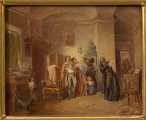 Der erboste Gläubiger von Josef Danhauser