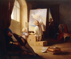 Der Schlafende Maler, 1841