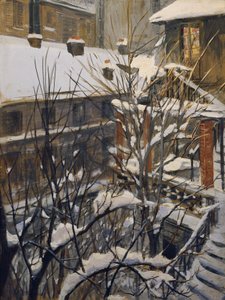 Blick aus meinem Fenster von Josef Engelhart