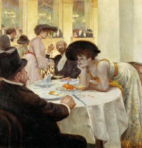 Loge im Sophiensaal von Josef Engelhart