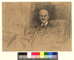 Porträt von Ernest von Koerber, Staatsmann von Josef Engelhart