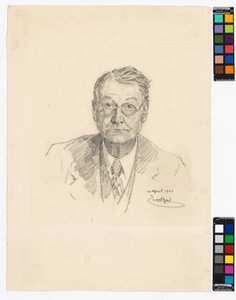 Selbstporträt Josef Engelhart von Josef Engelhart