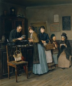 Lotto-Schwestern, um 1888 von Josef Gisela