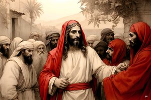 Jesus verraten von Judas von Josef Johann Michel