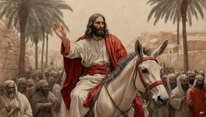 Jesus zieht in Jerusalem ein