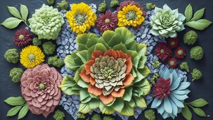 Mandala: Kalanchoe-Elemente_01