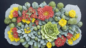 Mandala: Kalanchoe-Elemente_02
