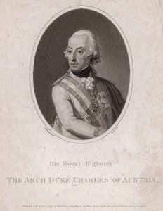 Erzherzog Karl, Herzog von Teschen, österreichischer Soldat von Josef Kreutzinger