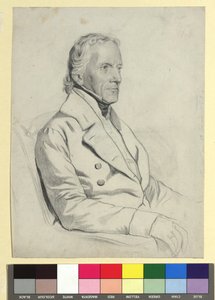 Bildnis eines unbekannten älteren Mannes von Josef Kriehuber