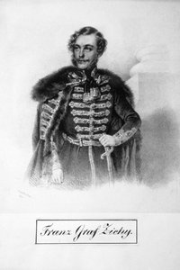 Franz Graf Zichy Litho von Josef Kriehuber