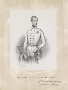 Porträt des jungen Erzherzogs Ferdinand Maximilian in Uniform