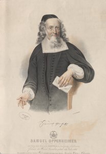 Porträt von Samuel Oppenheimer 1631-1703, 1846