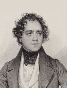 Porträt des Komponisten Johann Vesque von Püttlingen 1803-1883, 1838