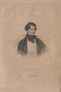 Porträt des Opernsängers Agostino Rovere 1804-1865, 1839 von Josef Kriehuber